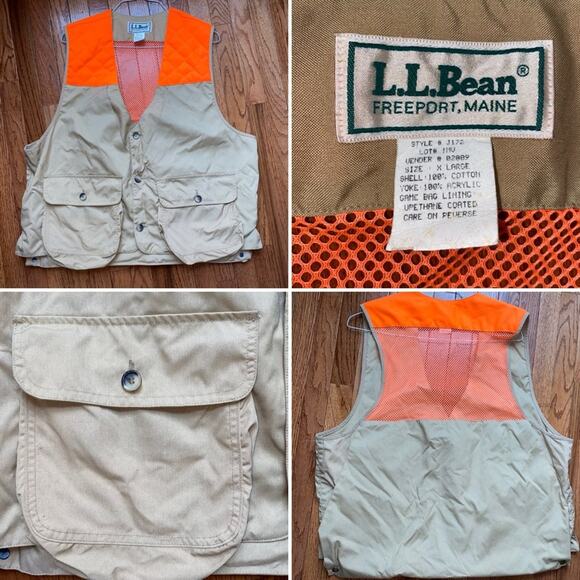 L.L Bean $129 Cotton Mesh Hunting Fishing Vest with Pockets NWOT Mens XL - Picture 1 of 15